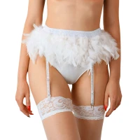 Пояс для панчох Art of Sex - Sweet Angel, розмір XS-2XL, колір білий — Переглянути зображення 1