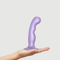 Насадка для страпона Strap-On-Me Dildo Plug P&amp;G Lilas Metallic M — Переглянути зображення 3