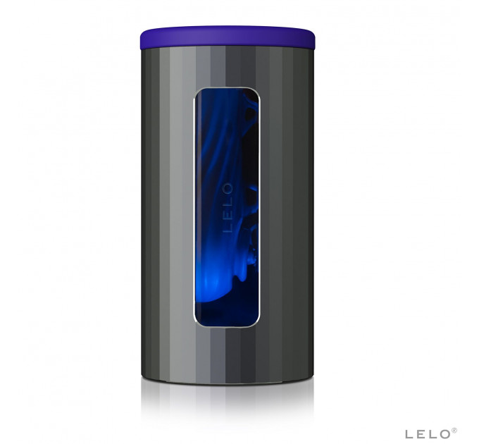 Смарт мастурбатор LELO F1S V2 Blue, вібрації, технологія SENSONIC, гра в застосунку