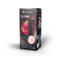 Мастурбатор-вагіна Mystim O(h) PUSH ME Vagina, можна стискати та регулювати вакуум — Переглянути зображення 14