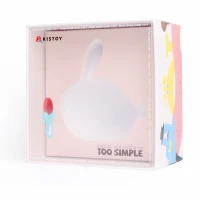 Вакуумний кліторальний стимулятор з вібрацією KISTOY Too Simple White — Переглянути зображення 3