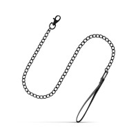 Нашийник з повідцем Bedroom Fantasies: Faux Leather Collar &amp; Chain — Переглянути зображення 7