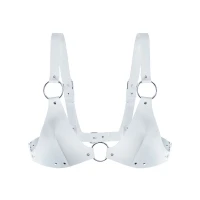 Ліф з натуральної шкіри Feral Feelings - Bikini Top White — Просмотреть изображение 1