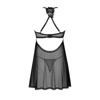 Пеньюар та трусики Obsessive Latinesa babydoll &amp; thong M/L — Переглянути зображення 6