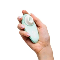 Вакуумний кліторальний стимулятор Womanizer Liberty 2 Sage, 8 режимів, магнітна кришечка — Переглянути зображення 12