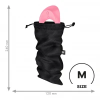 Мішок для секс-іграшок Satisfyer Treasure Bag M, чорний, на шнурку — Переглянути зображення 1