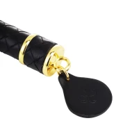 Флогер LOCKINK SEVANDA Red &amp; Black Braided Tail Flogger, червоно-чорний, хвости з вузликами — Переглянути зображення 4