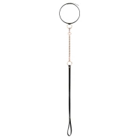Нашийник з повідцем Rosy Gold - Collar with Leash - Black — Переглянути зображення 4