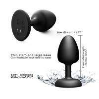 Анальная вибропробка Dorcel GEISHA PLUG INFINITE L