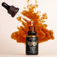 Збуджувальні краплі для клітора Orgie Orgasm Drops Vibe!, 15 мл, тепло-холод, ефект вібрації — Просмотреть изображение 4