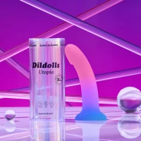 Дилдо з кольоровим градієнтом Love To Love DILDOLLS - UTOPIA XL ультрам'який — Переглянути зображення 6
