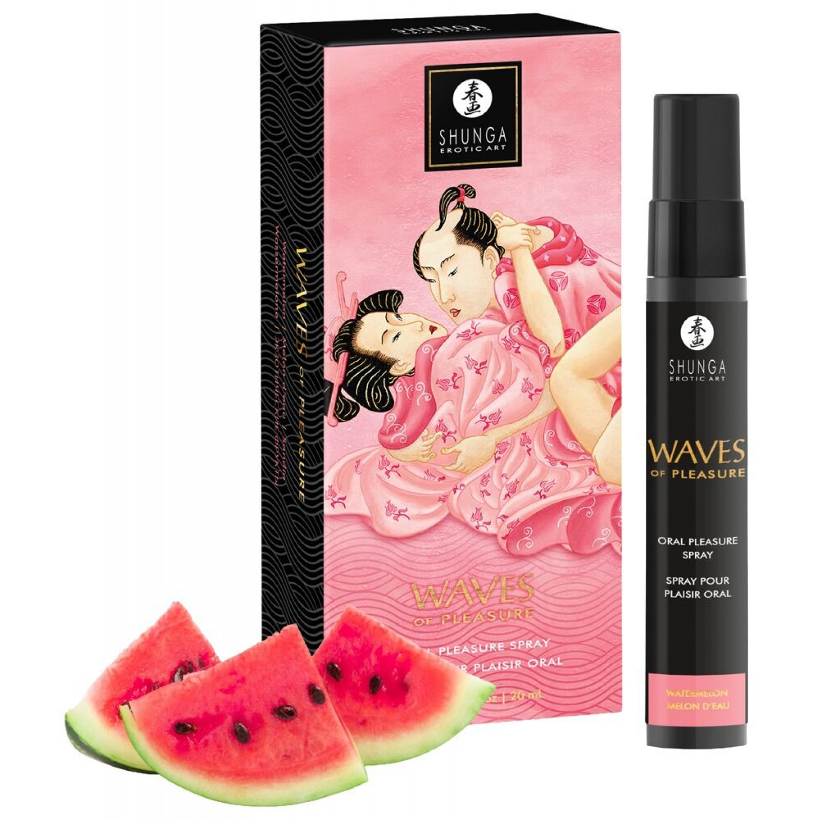 Спрей для посилення слиновиділення Shunga Waves of Pleasure Watermelon