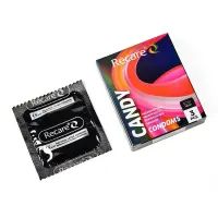 Презервативи Holographic Recare Delay Candy Condoms 3 шт, пролонгувальний ефект, цукерковий аромат — Просмотреть изображение 2
