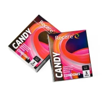 Презервативи Holographic Recare Delay Candy Condoms 3 шт, пролонгувальний ефект, цукерковий аромат — Просмотреть изображение 3