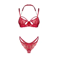Комплект Obsessive Matildea 2-pcs crotchless set S/M — Просмотреть изображение 4