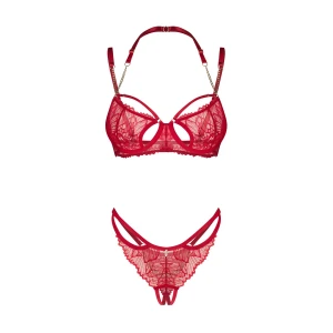 Комплект Obsessive Matildea 2-pcs crotchless set S/M