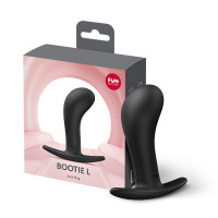 Анальна пробка Fun Factory BOOTIE L Black, діаметр 3,8 см, тонкий обмежувач — Переглянути зображення 6