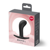 Анальна пробка Fun Factory BOOTIE L Black, діаметр 3,8 см, тонкий обмежувач — Переглянути зображення 7