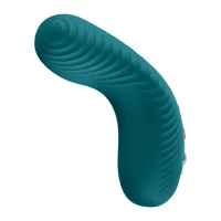 Накладний вібратор Fun Factory LAYA III Bottle Green, ефект постукування пальцем — Переглянути зображення 3