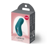 Накладний вібратор Fun Factory LAYA III Bottle Green, ефект постукування пальцем — Переглянути зображення 7