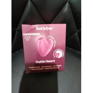 Вакуумний стимулятор-серце з вібрацією Satisfyer Cutie Heart Battery Series (м'яте паковання!!!)