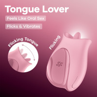 Вібростимулятор для клітора Satisfyer Tongue Lover з язичком — Переглянути зображення 6