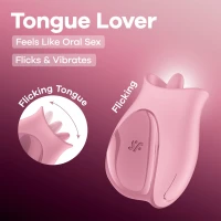 Вібростимулятор для клітора Satisfyer Tongue Lover з язичком — Переглянути зображення 6