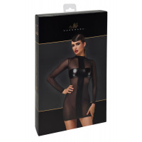 Платье Noir Handmade F369 Crossfire Mesh &amp; Wetlook Mini dress L — Просмотреть изображение 7