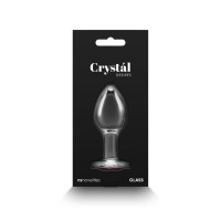 Скляна анальна пробка NS Novelties Crystal - Desires - Red Heart - Medium — Просмотреть изображение 4