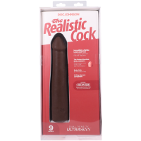 Фаллоимитатор Doc Johnson The Realistic Cock ULTRASKYN - 9 Inch Chocolate — Просмотреть изображение 10