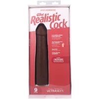 Фалоімітатор Doc Johnson The Realistic Cock ULTRASKYN - 9 Inch Chocolate — Просмотреть изображение 18