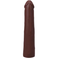 Фалоімітатор Doc Johnson The Realistic Cock ULTRASKYN - 9 Inch Chocolate — Просмотреть изображение 6