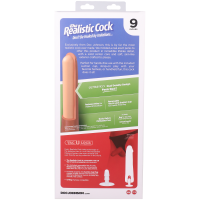 Фаллоимитатор Doc Johnson The Realistic Cock ULTRASKYN - 9 Inch Chocolate — Просмотреть изображение 11
