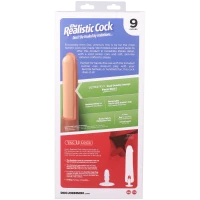 Фалоімітатор Doc Johnson The Realistic Cock ULTRASKYN - 9 Inch Chocolate — Просмотреть изображение 20
