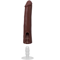 Фалоімітатор Doc Johnson The Realistic Cock ULTRASKYN - 9 Inch Chocolate — Просмотреть изображение 10