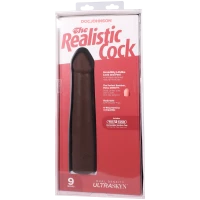 Фалоімітатор Doc Johnson The Realistic Cock ULTRASKYN - 9 Inch Chocolate — Просмотреть изображение 16