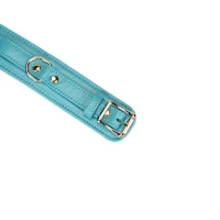 Наручники Liebe Seele Blue Lamb leather Wrist Cuffs with Velvet Lining — Переглянути зображення 5