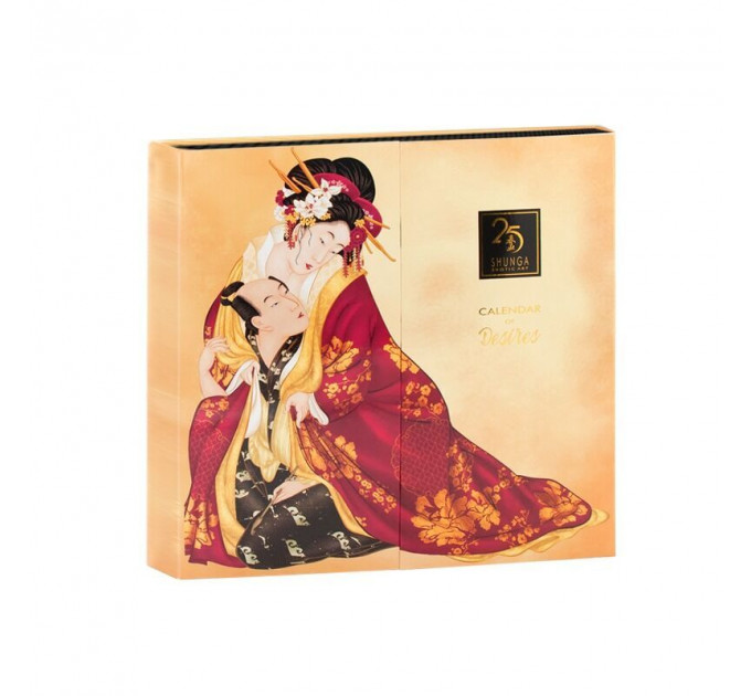 Адвент-календарь желаний Shunga Calendar Of Desires, 25 сюрпризов (мятая упаковка!!!)