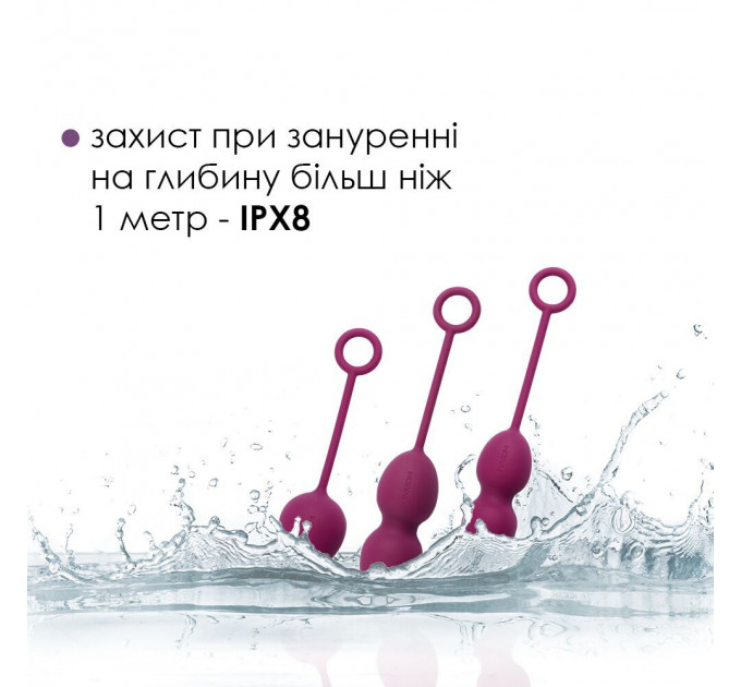 Набор вагинальных шариков со смещенным центром тяжести Svakom Nova Violet (мятая упаковка!!!)