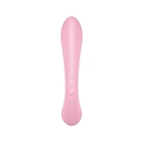 Двосторонній вібратор-кролик Satisfyer Triple Oh Pink (м'яте паковання!!!) — Просмотреть изображение 4