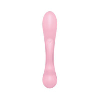 Двосторонній вібратор-кролик Satisfyer Triple Oh Pink (м'яте паковання!!!) — Переглянути зображення 5