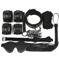Набір для БДСМ 7в1 LY1003 Black — Переглянути зображення 1
