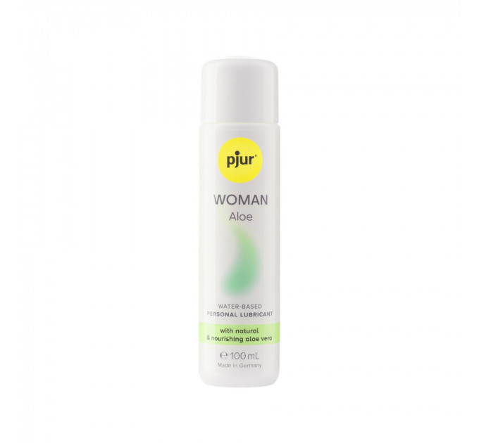 Лубрикант на водній основі pjur Woman Aloe 100 мл, з екстрактом алое, зволожувальний, без парабенів