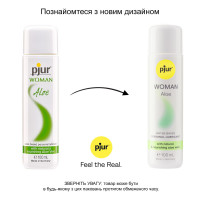 Лубрикант на водной основе pjur Woman Aloe 100 мл, с экстрактом алоэ, увлажняющий, без парабенов