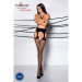 Еротичні колготки Passion TIOPEN 004 3/4 (fishnet 40 den), black, імітація панчох і пояса