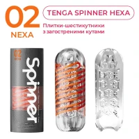 Мастурбатор Tenga Spinner 02 Hexa з пружною стимулювальною спіраллю всередині, стандартна спіраль — Переглянути зображення 4
