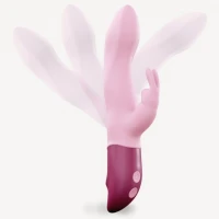 Вібратор-кролик Love To Love Hello Rabbit Rose з гнучким стовбуром і стимуляцією точки G, 2 мотори — Переглянути зображення 3