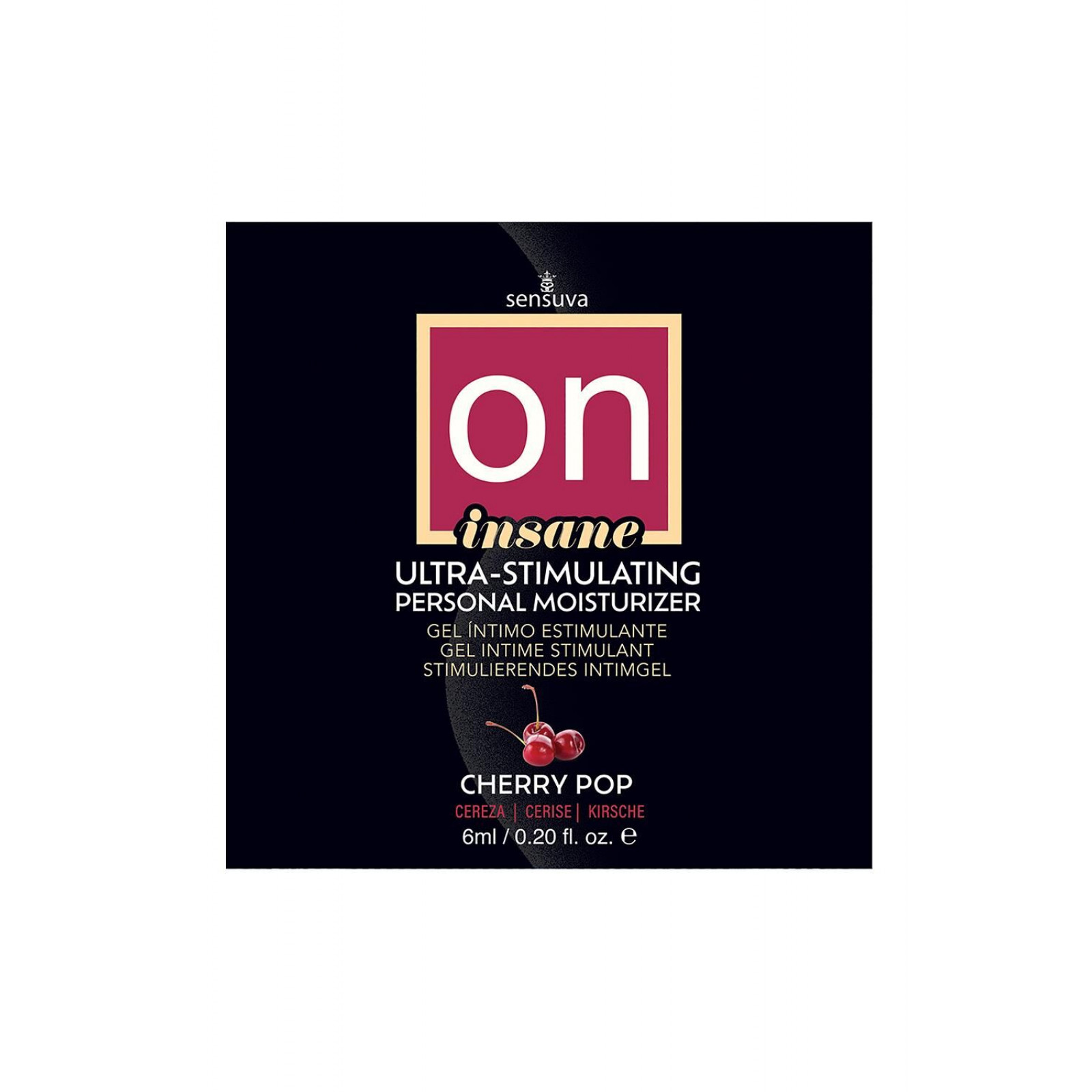 Пробник Sensuva - Ultra-Stimulating On Insane Cherry Pop (6 мл)