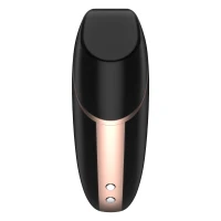 Вакуумний кліторальний стимулятор Satisfyer Love Triangle Black з керуванням через інтернет — Переглянути зображення 6
