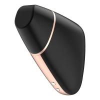 Вакуумний кліторальний стимулятор Satisfyer Love Triangle Black з керуванням через інтернет — Переглянути зображення 2